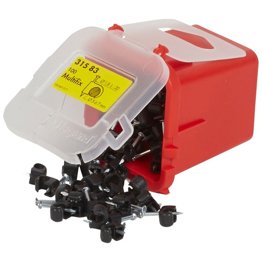 [031583] ATTACHE MULTIFIX 5/7 NOIRE