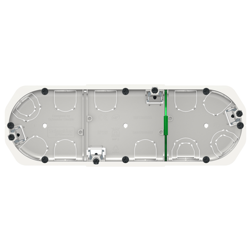 [IMT35935] Multifix - boîte d'encastrement - Ø 67mm - prof 50mm - 3 postes entraxe 71 mm