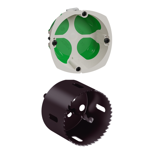 [IMT35228] Multifix air lot de 300 boîtes 1 poste diam. 67 mm, prof. 40 mm