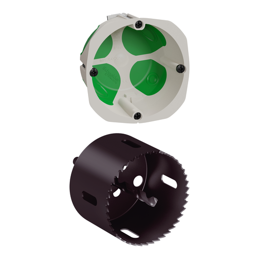 [IMT35231] Multifix Air, lot de 240 boîtes IMT35032 Ø 67mm, profondeur 47mm + 1 scie cloche